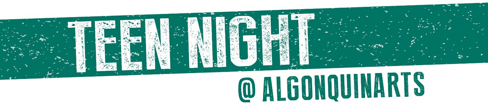 Algonquin Arts Teen Night Logo